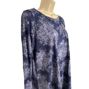 Pure Jill Women's Blue Tunic Large Petite